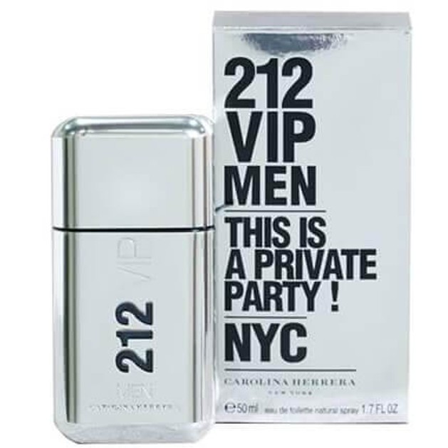 Carolina Herrera 212 VIP Men This is a Private Party! NYC Eau de Toilette 50ml Carolina Herrera 212 VIP Men This is a Private Party! NYC Eau de Toilette 50ml
