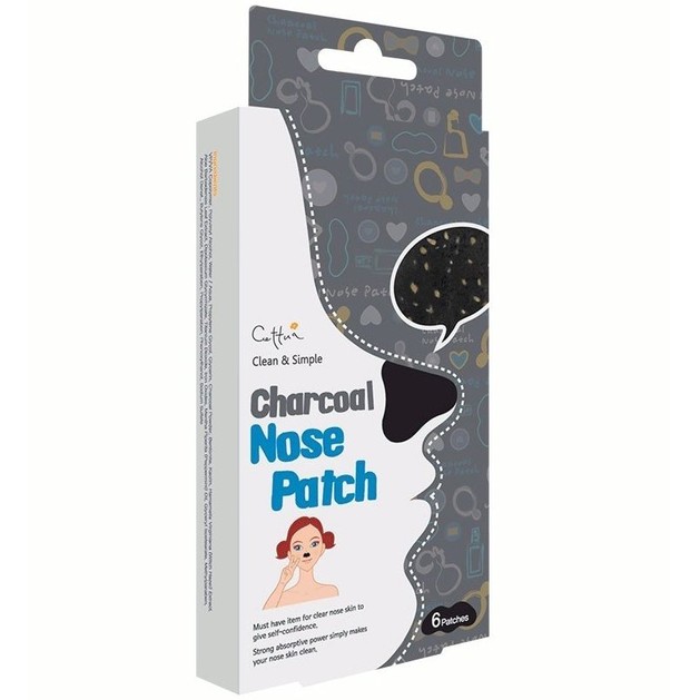 Vican Cettua Clean & Simple Charcoal Nose Strip Επιθέματα για τη Μύτη με Βάση τον Ενεργό Άνθρακα, 6 τμχ Vican Cettua Clean & Simple Charcoal Nose Strip Επιθέματα για τη Μύτη με Βάση τον Ενεργό Άνθρακα, 6 τμχ