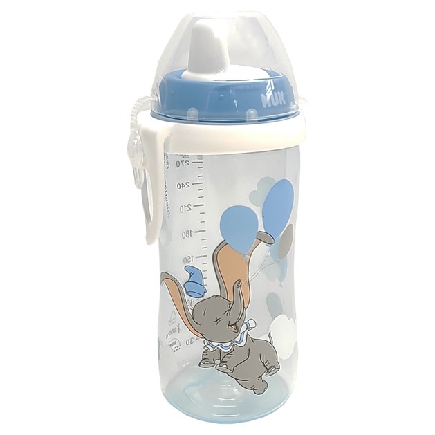 Nuk First Choice Kiddy Cup 12+m Disney Παγουράκι με Ρύγχος Ντάμπο το Ελεφαντάκι Γαλάζιο 300ml 1 Τεμάχιο Nuk First Choice Kiddy Cup 12+m Disney Παγουράκι με Ρύγχος Ντάμπο το Ελεφαντάκι Γαλάζιο 300ml 1 Τεμάχιο