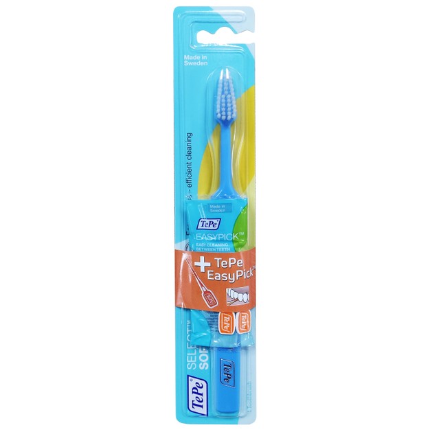 Tepe Promo Select Soft Blue Toothbrush 1 Τεμάχιο & Δώρο Easy Pick 2 Τεμάχια Tepe Promo Select Soft Blue Toothbrush 1 Τεμάχιο & Δώρο Easy Pick 2 Τεμάχια