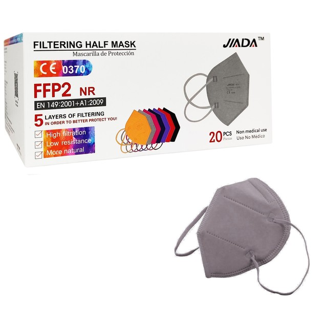 Jiada Non Medical 5ply Mask FFP2 NR 20 Τεμάχια Jiada Non Medical 5ply Mask FFP2 NR 20 Τεμάχια