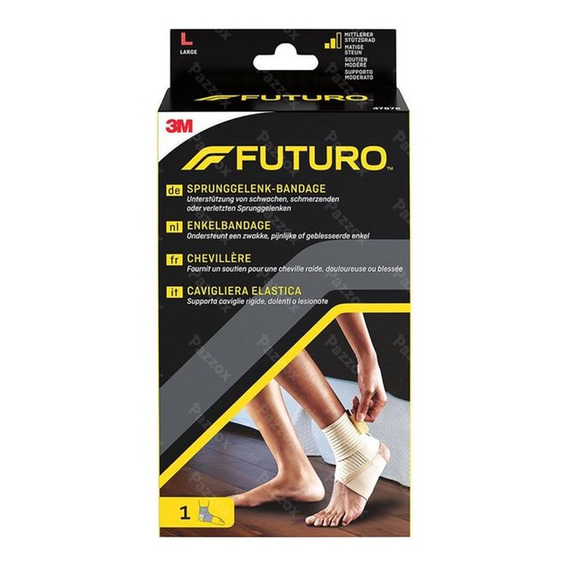 Futuro Wrap Around Ankle Support 47876 Large 1 Τεμάχιο Futuro Wrap Around Ankle Support 47876 Large 1 Τεμάχιο