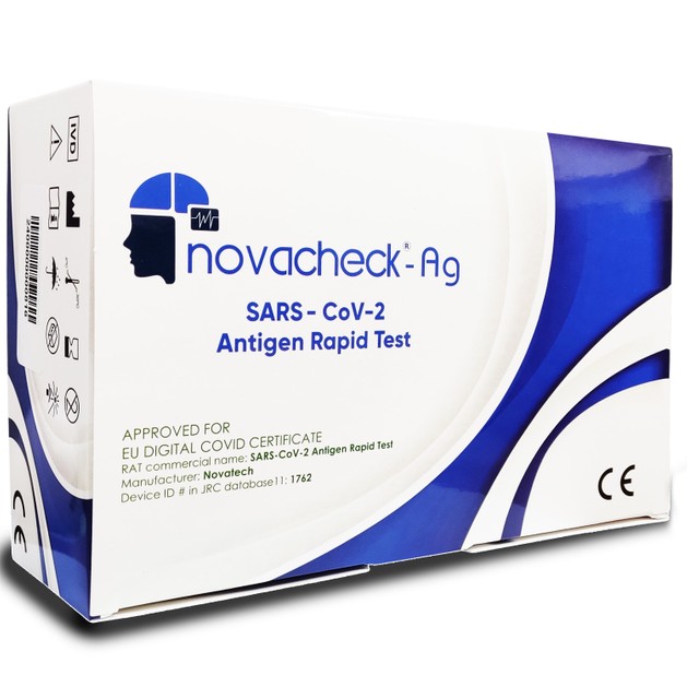 Novacheck - Ag SARS CoV-2 Antigen Rapid Self Test, 25 Τεμάχια Novacheck - Ag SARS CoV-2 Antigen Rapid Self Test, 25 Τεμάχια