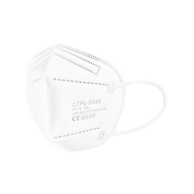 Ctc Connexions Face Mask FFP2 NR 5-Layer Protective White, 1 Τεμάχιο Ctc Connexions Face Mask FFP2 NR 5-Layer Protective White, 1 Τεμάχιο