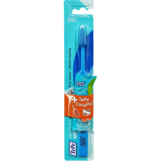 Tepe Promo Select Medium Blue Toothbrush 1 Τεμάχιο & Δώρο Easy Pick 2 Τεμάχια Tepe Promo Select Medium Blue Toothbrush 1 Τεμάχιο & Δώρο Easy Pick 2 Τεμάχια