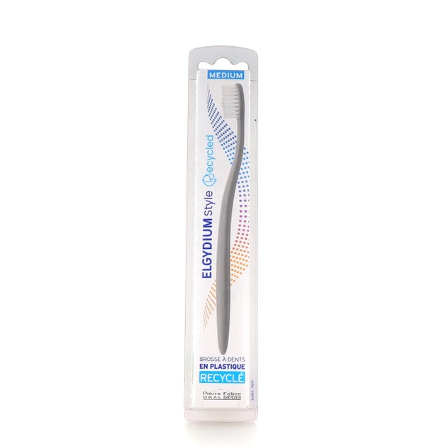 Elgydium Style Recycled Toothbrush Medium 1 Τεμάχιο - Γκρι Elgydium Style Recycled Toothbrush Medium 1 Τεμάχιο - Γκρι