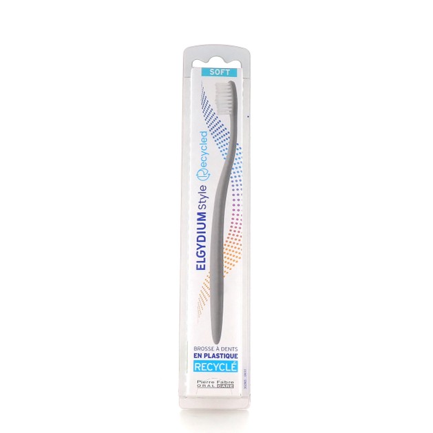 Elgydium Style Recycled Toothbrush Soft 1 Τεμάχιο - Γκρι Elgydium Style Recycled Toothbrush Soft 1 Τεμάχιο - Γκρι