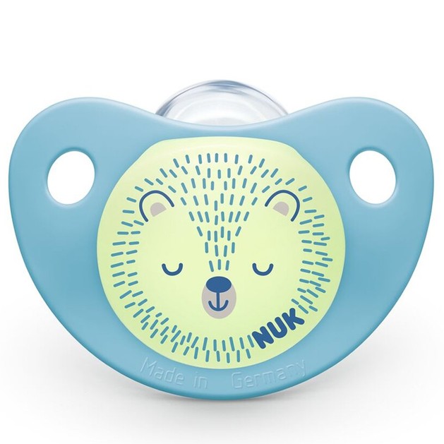 Nuk Trendline Night Silicone 0-6m 1 Τεμάχιο - Μπλε Nuk Trendline Night Silicone 0-6m 1 Τεμάχιο - Μπλε