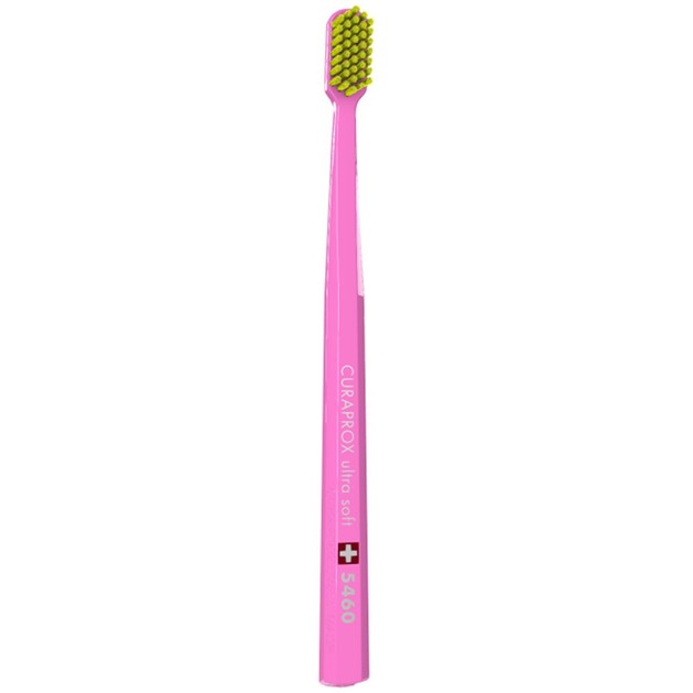 Curaprox CS 5460 Ultra Soft Toothbrush 1 Τεμάχιο - Ροζ/ Λαχανί Curaprox CS 5460 Ultra Soft Toothbrush 1 Τεμάχιο - Ροζ/ Λαχανί