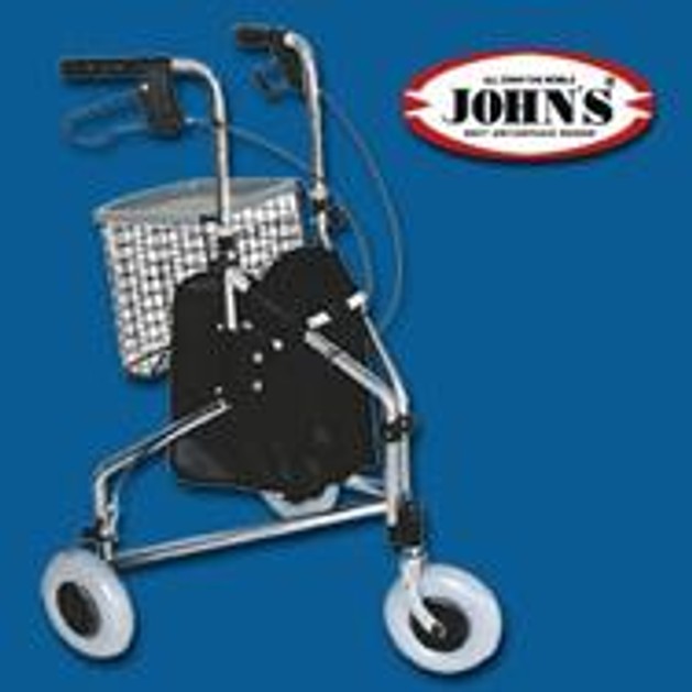 John\'s ROLLATOR ΤΡΟΧΗΛΑΤΟΣ ΠΕΡΙΠΑΤΗΤΗΡΑΣ (3 ΡΟΔΕΣ) 24108 John\'s ROLLATOR ΤΡΟΧΗΛΑΤΟΣ ΠΕΡΙΠΑΤΗΤΗΡΑΣ (3 ΡΟΔΕΣ) 24108