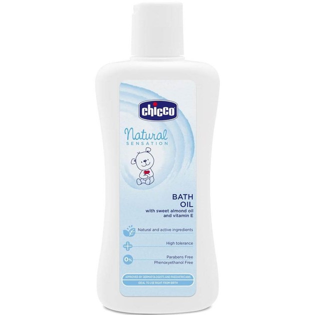 Chicco Natural Sensation Bath Oil 200ml Chicco Natural Sensation Bath Oil 200ml