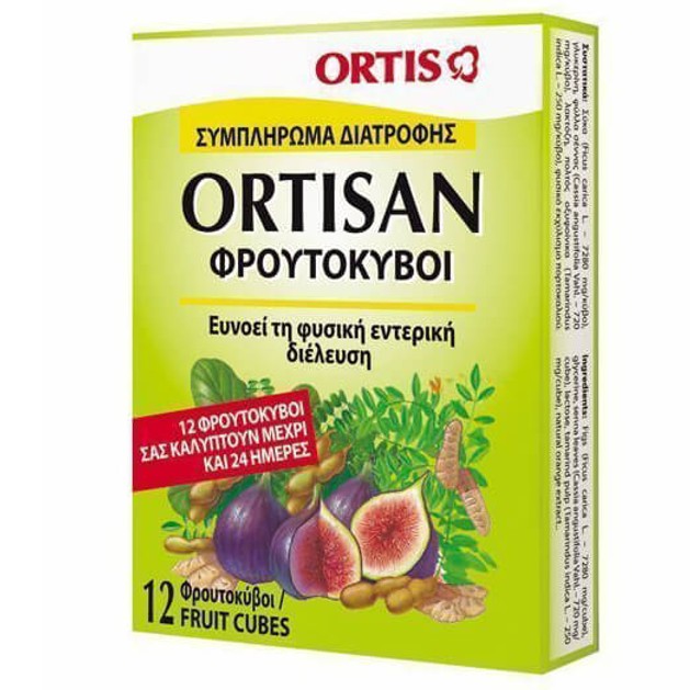 Ortis Ortisan Συμπλήρωμα Διατροφής για την Δυσκοιλιότητα 12 Κύβοι Ortis Ortisan Συμπλήρωμα Διατροφής για την Δυσκοιλιότητα 12 Κύβοι