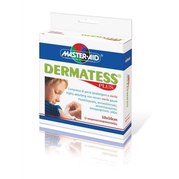 Master Aid Dermatess Plus Αντικολλητικές Γάζες 12τεμ. Master Aid Dermatess Plus Αντικολλητικές Γάζες 12τεμ.