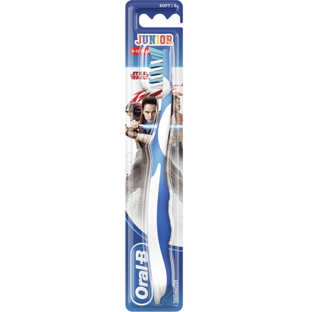 Oral-B Junior Star Wars Soft Παιδική Χειροκίνητη Μαλακή Οδοντόβουρτσα από 6-12 Ετών Oral-B Junior Star Wars Soft Παιδική Χειροκίνητη Μαλακή Οδοντόβουρτσα από 6-12 Ετών