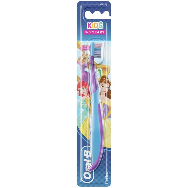 Oral-B Kids Princess Soft Παιδική Χειροκίνητη Μαλακή Οδοντόβουρτσα από 3-5 Ετών Oral-B Kids Princess Soft Παιδική Χειροκίνητη Μαλακή Οδοντόβουρτσα από 3-5 Ετών