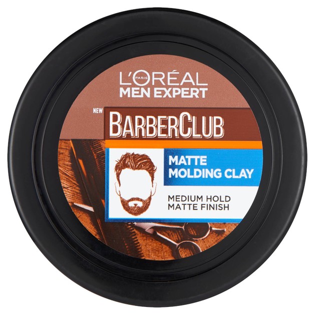 L\'oreal Paris Men Expert BarberClub Messy Hair Molding Clay Μεσαίο Κράτημα & Ματ Τελείωμα για Μούσια & Μαλλιά 75ml L\'oreal Paris Men Expert BarberClub Messy Hair Molding Clay Μεσαίο Κράτημα & Ματ Τελείωμα για Μούσια & Μαλλιά 75ml