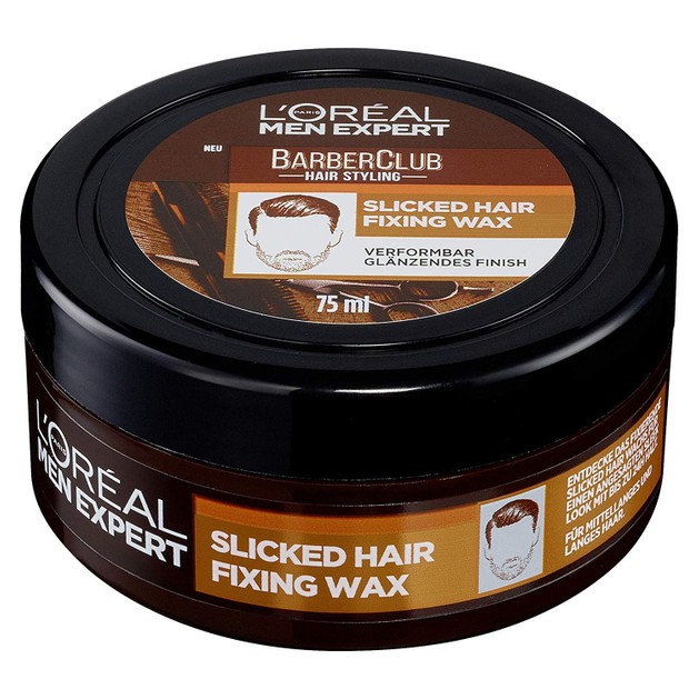 L\'oreal Paris Men Expert BarberClub Slicked Hair Fixing Wax Δυνατό Κράτημα & Λάμψη για Μούσια & Μαλλιά 75ml L\'oreal Paris Men Expert BarberClub Slicked Hair Fixing Wax Δυνατό Κράτημα & Λάμψη για Μούσια & Μαλλιά 75ml