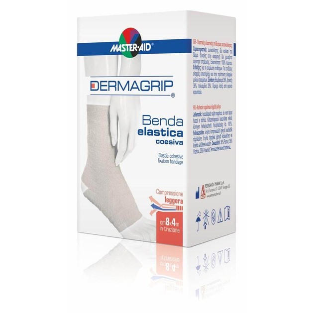 Master Aid Dermagrip Ελαστικός Επίδεσμος Γάζα Αυτοκόλλητος 4mX10cm Master Aid Dermagrip Ελαστικός Επίδεσμος Γάζα Αυτοκόλλητος 4mX10cm
