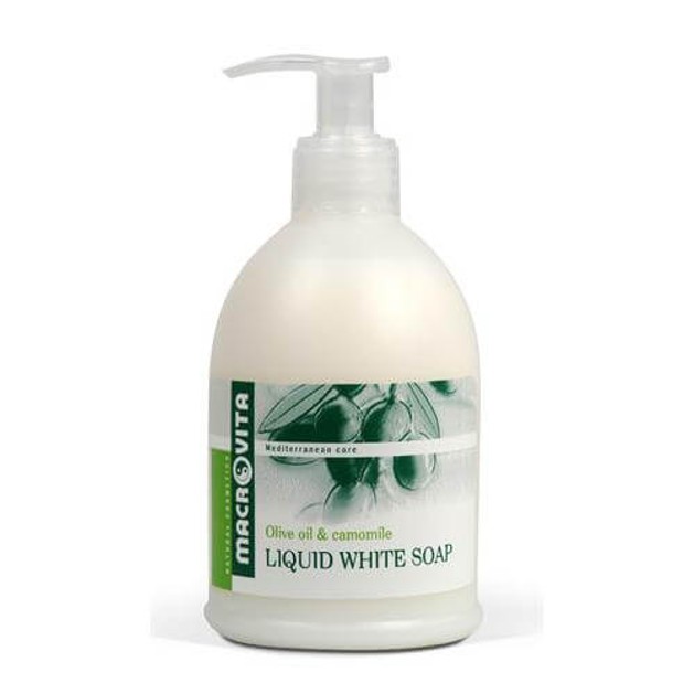Macrovita Olive Oil & Camomile Liquid White Soap 300ml Macrovita Olive Oil & Camomile Liquid White Soap 300ml