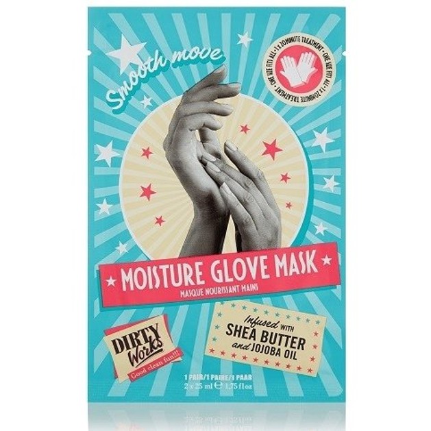 Dirty Works Smooth Move Moisture Glove Mask 1 ζευγάρι Dirty Works Smooth Move Moisture Glove Mask 1 ζευγάρι