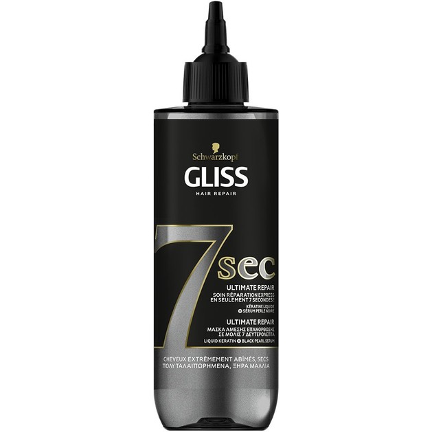 Schwarzkopf Gliss 7 sec Ultimate Repair Mask 200ml Schwarzkopf Gliss 7 sec Ultimate Repair Mask 200ml