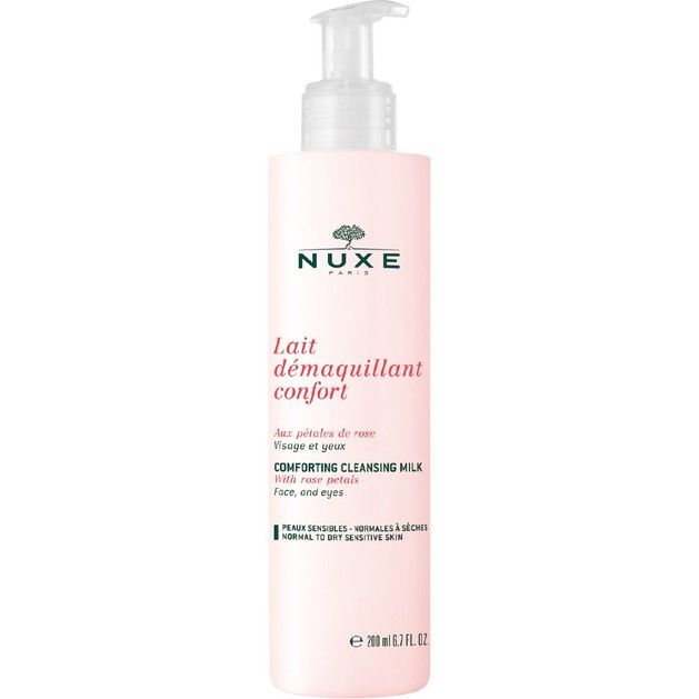 Nuxe Lait Demaquillante With Rose Petals, Γαλάκτωμα Καθαρισμού με Ροδοπέταλα 200ml Nuxe Lait Demaquillante With Rose Petals, Γαλάκτωμα Καθαρισμού με Ροδοπέταλα 200ml