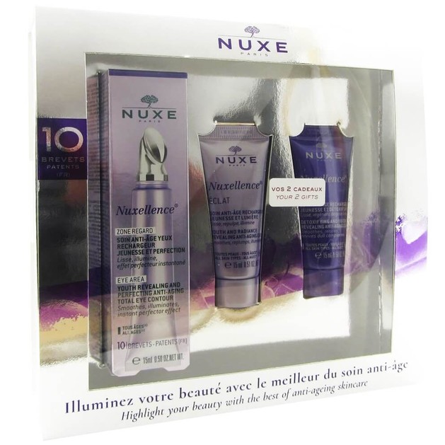 Nuxe Πακέτο Προσφοράς Nuxellence Zone Regarde Soin Anti-Age Yeux 15ml & Δώρο Nuxellence Eclat 15ml, Nuxellence Detox 15ml Nuxe Πακέτο Προσφοράς Nuxellence Zone Regarde Soin Anti-Age Yeux 15ml & Δώρο Nuxellence Eclat 15ml, Nuxellence Detox 15ml