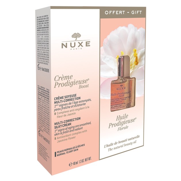 Nuxe Promo Nuxe Prodigieuse Boost Day Silky Cream 40ml & Δώρο Nuxe Huile Prodigieuse Florale 10ml Nuxe Promo Nuxe Prodigieuse Boost Day Silky Cream 40ml & Δώρο Nuxe Huile Prodigieuse Florale 10ml