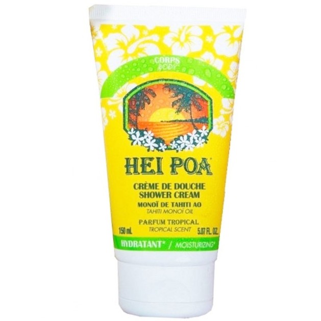 Hei Poa Shower Cream Tropical Tahiti Monoi Oil Ενυδατικό Χαλαρωτικό Αφρόλουτρο με Υπέροχο Τροπικό Άρωμα 150ml Hei Poa Shower Cream Tropical Tahiti Monoi Oil Ενυδατικό Χαλαρωτικό Αφρόλουτρο με Υπέροχο Τροπικό Άρωμα 150ml