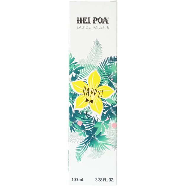 Hei Poa Eau de Toilette Happy Άρωμα με Γλυκές Νότες από Εσπεριδοειδή, Άνθος Tiare & Βανίλια 100ml Hei Poa Eau de Toilette Happy Άρωμα με Γλυκές Νότες από Εσπεριδοειδή, Άνθος Tiare & Βανίλια 100ml