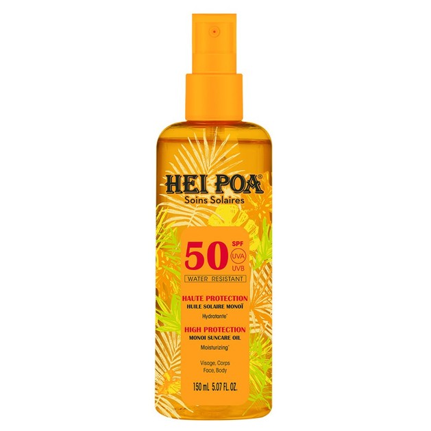 Hei Poa Soins Solaire Monoi Dry Oil Spf50 Tiare Spray 150ml Hei Poa Soins Solaire Monoi Dry Oil Spf50 Tiare Spray 150ml