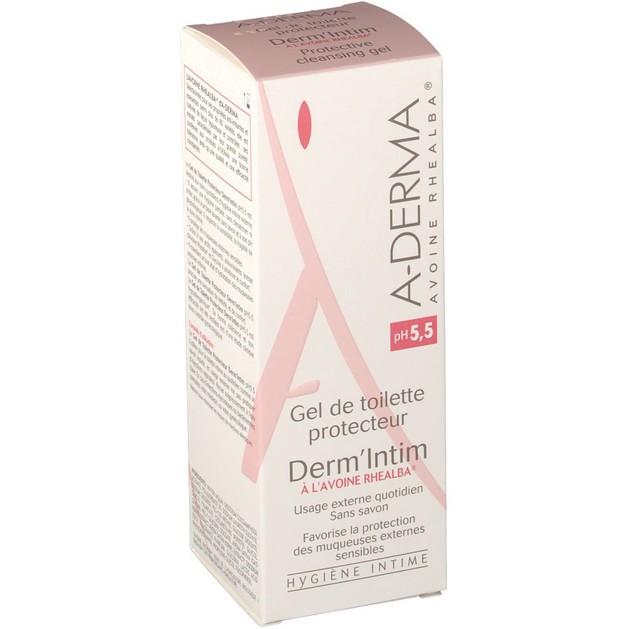 A-Derma Derm\'Intim Gel de Toilette Protecteur pH 5.5 200ml Promo -20% A-Derma Derm\'Intim Gel de Toilette Protecteur pH 5.5 200ml Promo -20%
