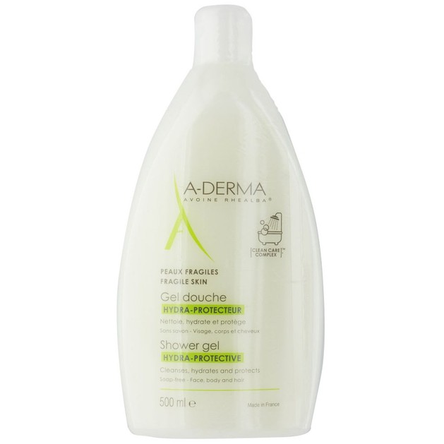 A-Derma Gel Douche Hydra-Protective Αφρίζον Ζελ Καθαρισμού,Πρόσωπο Σώμα & Μαλλιά, Εύθραυστο Δέρμα Όλης της Οικογένειας 500ml A-Derma Gel Douche Hydra-Protective Αφρίζον Ζελ Καθαρισμού,Πρόσωπο Σώμα & Μαλλιά, Εύθραυστο Δέρμα Όλης της Οικογένειας 500ml
