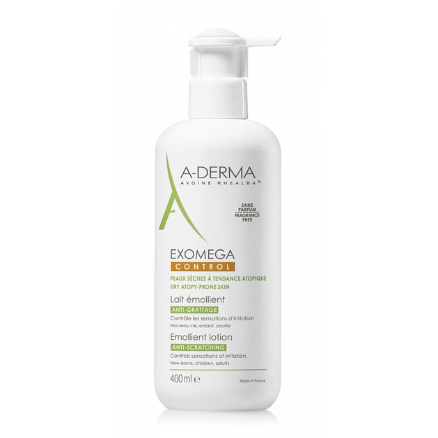 A-Derma Exomega Control Lait Emollient Lotion Μαλακτικό Γαλάκτωμα Προσώπου & Σώματος για Ατοπικό ή Πολύ Ξηρό Δέρμα 400ml A-Derma Exomega Control Lait Emollient Lotion Μαλακτικό Γαλάκτωμα Προσώπου & Σώματος για Ατοπικό ή Πολύ Ξηρό Δέρμα 400ml