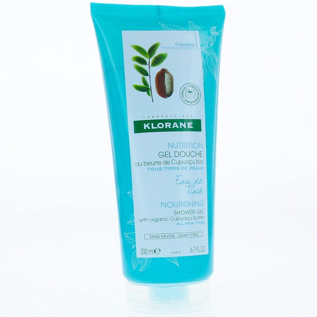 Klorane Nourishing Shower Gel with Organic Cupuacu Butter & Tiare Water Απαλό Αφρόλουτρο με Άρωμα Νερού Γαρδένιας 200ml Klorane Nourishing Shower Gel with Organic Cupuacu Butter & Tiare Water Απαλό Αφρόλουτρο με Άρωμα Νερού Γαρδένιας 200ml