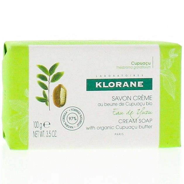 Klorane Nourishing Body Cream Soap with Organic Cupuacu Butter & Yuzu Infusion Κρεμώδες Σαπούνι με Άρωμα Νερού Yuzu 100gr Klorane Nourishing Body Cream Soap with Organic Cupuacu Butter & Yuzu Infusion Κρεμώδες Σαπούνι με Άρωμα Νερού Yuzu 100gr