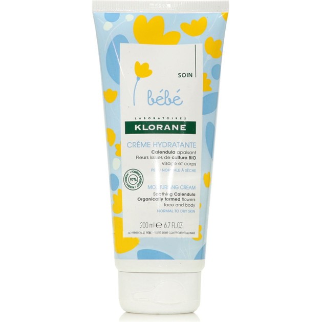 Klorane Bebe Creme Hydratante Calendula Βρεφική Ενυδατική Κρέμα Προσώπου Σώματος με Οργανική Καλέντουλα 200ml Klorane Bebe Creme Hydratante Calendula Βρεφική Ενυδατική Κρέμα Προσώπου Σώματος με Οργανική Καλέντουλα 200ml