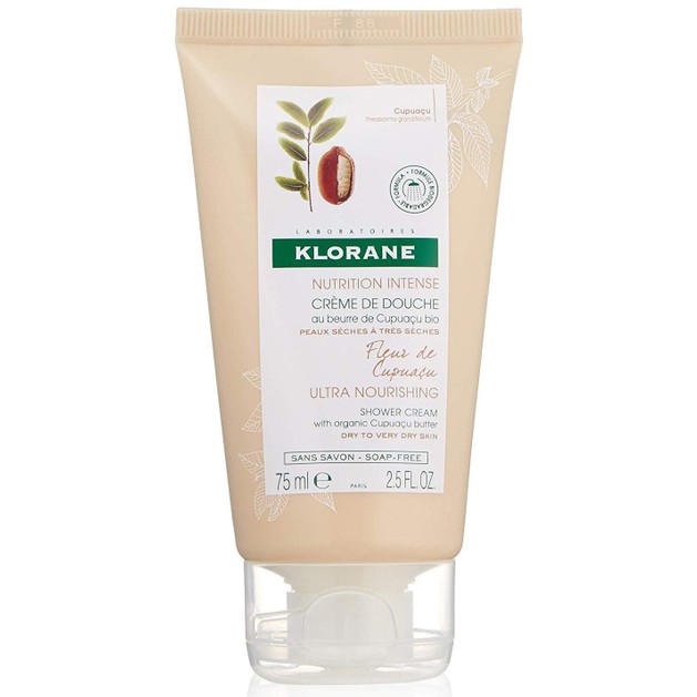 Klorane Travel Size Ultra Nourishing Shower Cream with Organic Cupuacu Butter Θρεπτικό Κρεμοντούς για Πολύ Ξηρές Επιδερμίδες 75m Klorane Travel Size Ultra Nourishing Shower Cream with Organic Cupuacu Butter Θρεπτικό Κρεμοντούς για Πολύ Ξηρές Επιδερμίδες 75m