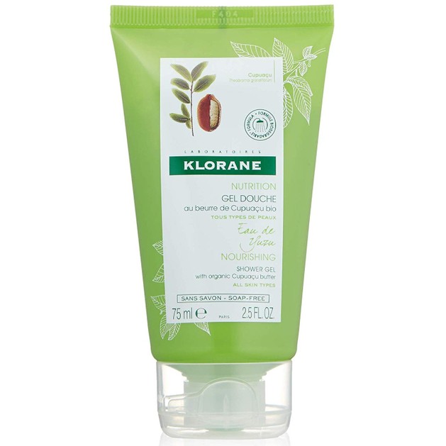 Klorane Travel Size Nourishing Shower Gel with Organic Cupuacu Butter & Yuzu Infusion Απαλό Αφρόλουτρο με Νερό Yuzu 75ml Klorane Travel Size Nourishing Shower Gel with Organic Cupuacu Butter & Yuzu Infusion Απαλό Αφρόλουτρο με Νερό Yuzu 75ml