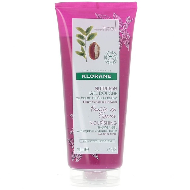 Klorane Nourishing Shower Gel with Organic Cupuacu Butter & Fig Leaf Απαλό Αφρόλουτρο με Εκχύλισμα Φύλλου Συκιάς 200ml Klorane Nourishing Shower Gel with Organic Cupuacu Butter & Fig Leaf Απαλό Αφρόλουτρο με Εκχύλισμα Φύλλου Συκιάς 200ml
