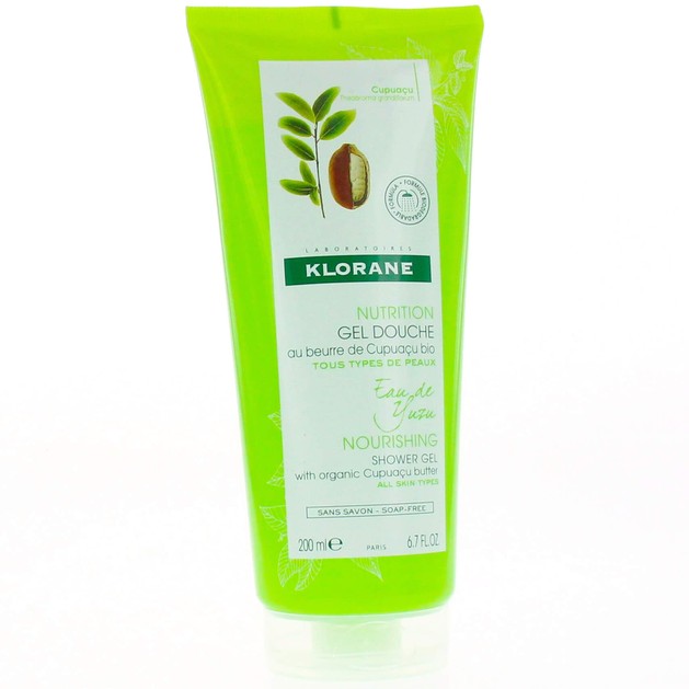 Klorane Nourishing Shower Gel with Organic Cupuacu Butter & Yuzu Infusion Απαλό Αφρόλουτρο με Νερό Yuzu 200ml Klorane Nourishing Shower Gel with Organic Cupuacu Butter & Yuzu Infusion Απαλό Αφρόλουτρο με Νερό Yuzu 200ml