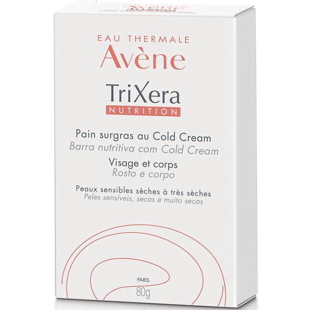 Avene Trixera Nutrition Pain Surgras au Cold Cream Υπερλιπαντική Πλάκα Καθαρισμού για Ευαίσθητο Ξηρό Δέρμα, Πρόσωπο & Σώμα 100gr Avene Trixera Nutrition Pain Surgras au Cold Cream Υπερλιπαντική Πλάκα Καθαρισμού για Ευαίσθητο Ξηρό Δέρμα, Πρόσωπο & Σώμα 100gr