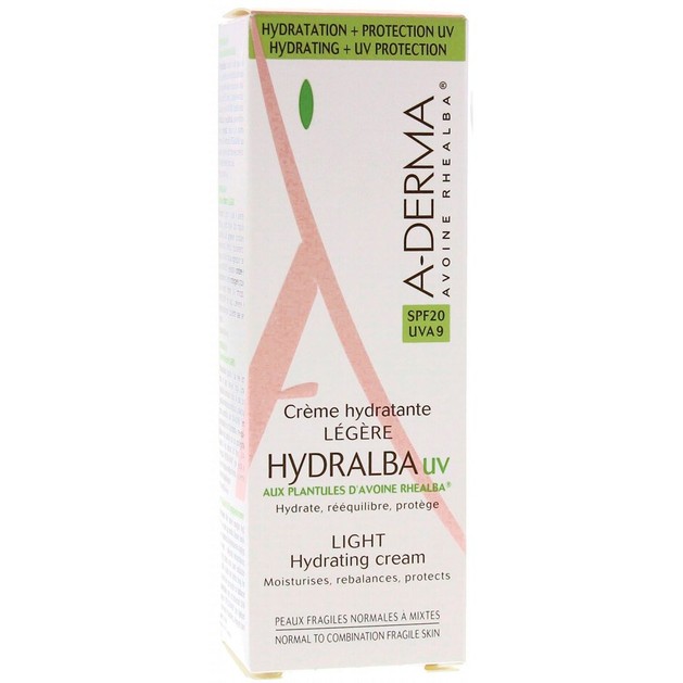 A-Derma Hydralba Hydratante UV Legere Cream Spf20 40ml Promo -20% A-Derma Hydralba Hydratante UV Legere Cream Spf20 40ml Promo -20%