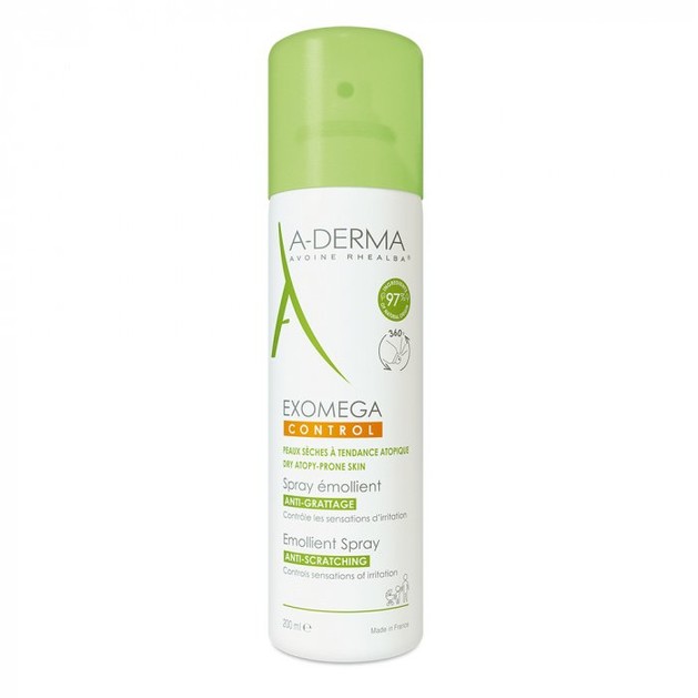 A-Derma Exomega Control Emollient Spray 200ml A-Derma Exomega Control Emollient Spray 200ml