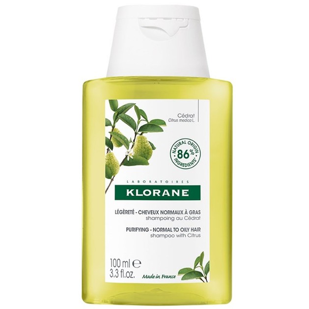 Klorane Travel Size Purifying Shampoo With Citrus Pulp Εξυγιαντικό Σαμπουάν με Κίτρο για Κανονικά - Λιπαρά Μαλλιά 100ml Klorane Travel Size Purifying Shampoo With Citrus Pulp Εξυγιαντικό Σαμπουάν με Κίτρο για Κανονικά - Λιπαρά Μαλλιά 100ml