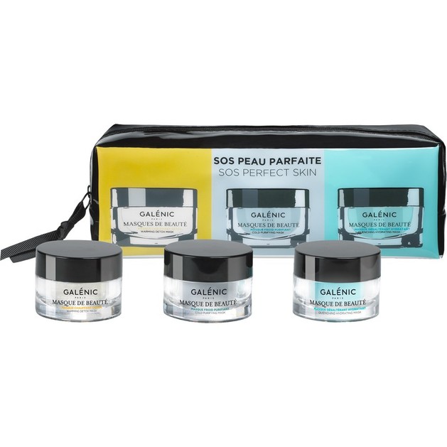 Galenic Πακέτο Προσφοράς SOS Perfect Skin Warming Detox Mask, Cold Purifying Mask & Quenching Hydrating Mask 3x15ml Galenic Πακέτο Προσφοράς SOS Perfect Skin Warming Detox Mask, Cold Purifying Mask & Quenching Hydrating Mask 3x15ml