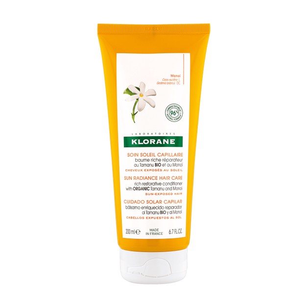 Klorane Monoi Sun Radiance Hair Care Conditioner with Monoi & Tamanu 200ml Klorane Monoi Sun Radiance Hair Care Conditioner with Monoi & Tamanu 200ml