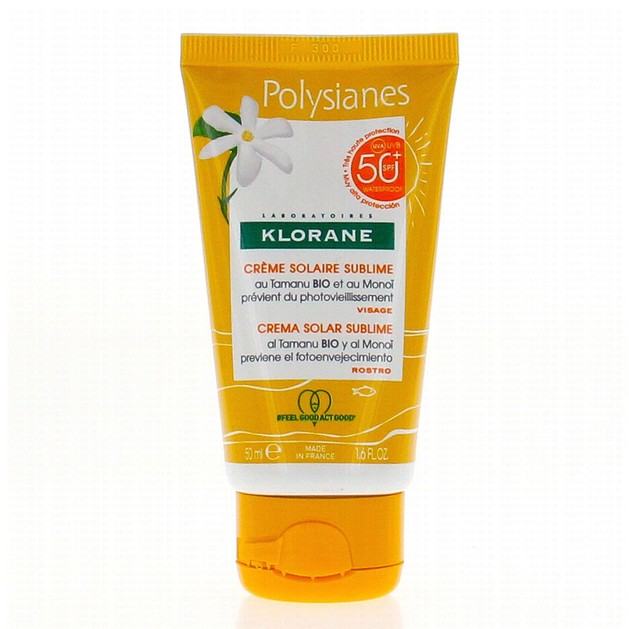 Klorane Sun Polysianes Face Creme Solaire Sublime Spf30 Αντηλιακή Κρέμα Προσώπου Υψηλής Προστασίας Κατά της Φωτογήρανσης 50ml Klorane Sun Polysianes Face Creme Solaire Sublime Spf30 Αντηλιακή Κρέμα Προσώπου Υψηλής Προστασίας Κατά της Φωτογήρανσης 50ml