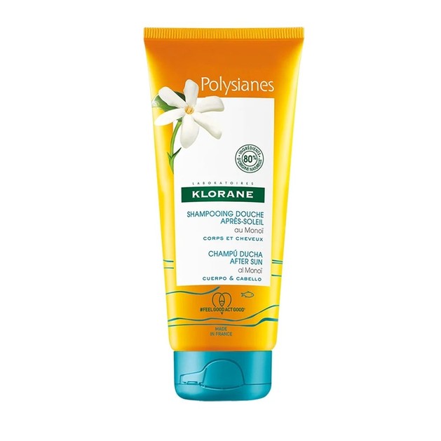 Klorane Sun Polysianes Gel Shampooing Douche Apres Soleil au Monoi Ζελ Ντους για Σώμα Μαλλιά με Άρωμα Monoi 200ml Klorane Sun Polysianes Gel Shampooing Douche Apres Soleil au Monoi Ζελ Ντους για Σώμα Μαλλιά με Άρωμα Monoi 200ml
