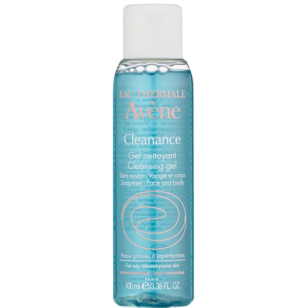 Avene Cleanance Gel Nettoyant Travel Size Gel Καθαρισμού Προσώπου & Σώματος για Λιπαρές Επιδερμίδες με Τάση Ακμής 100ml Avene Cleanance Gel Nettoyant Travel Size Gel Καθαρισμού Προσώπου & Σώματος για Λιπαρές Επιδερμίδες με Τάση Ακμής 100ml